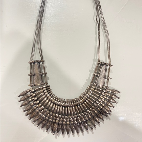 Urban Outfitters silver statement necklace